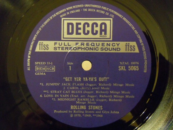 Get Yer Ya-Ya's Out! (The Rolling Stones In Concert)