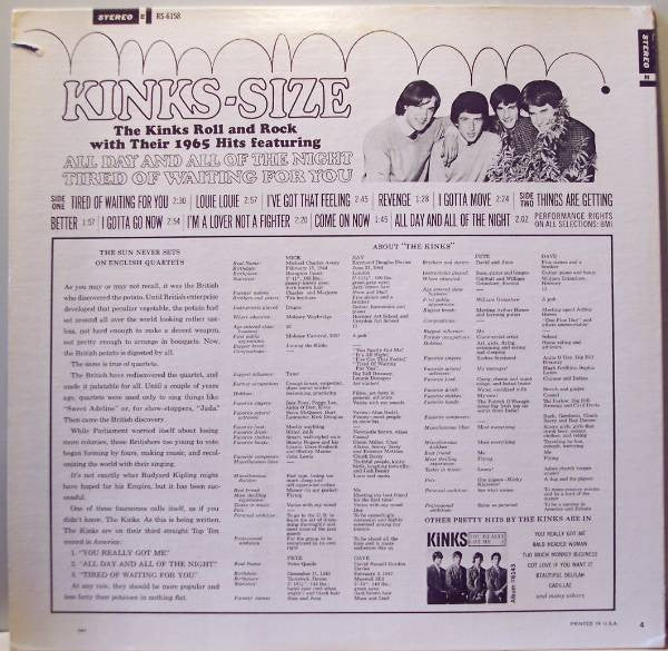 Kinks-Size