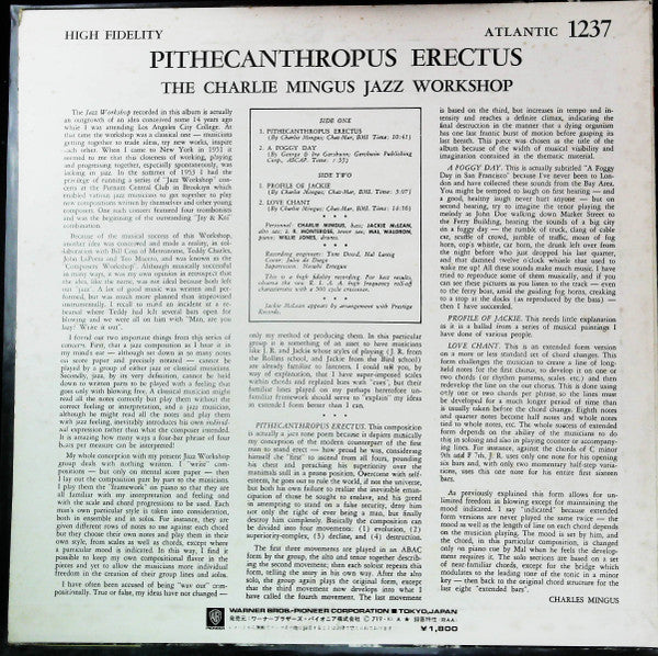 Pithecanthropus Erectus