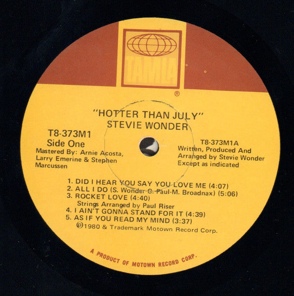 Hotter Than July