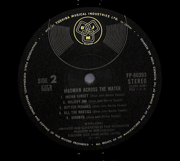 Madman Across The Water