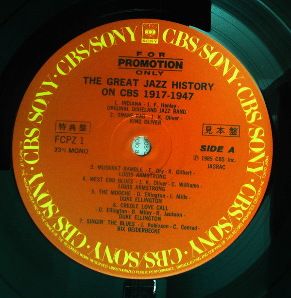 The Great Jazz History On CBS 1917-1947