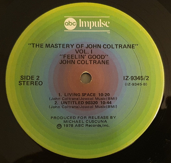 The Mastery Of John Coltrane / Vol. I Feelin' Good