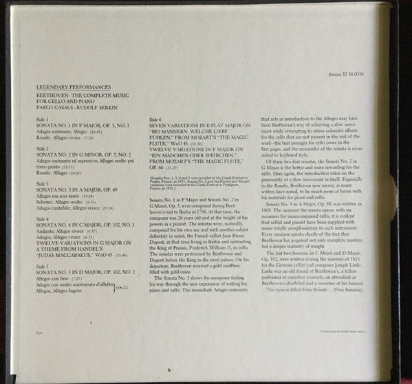 The Complete Music For Cello And Piano