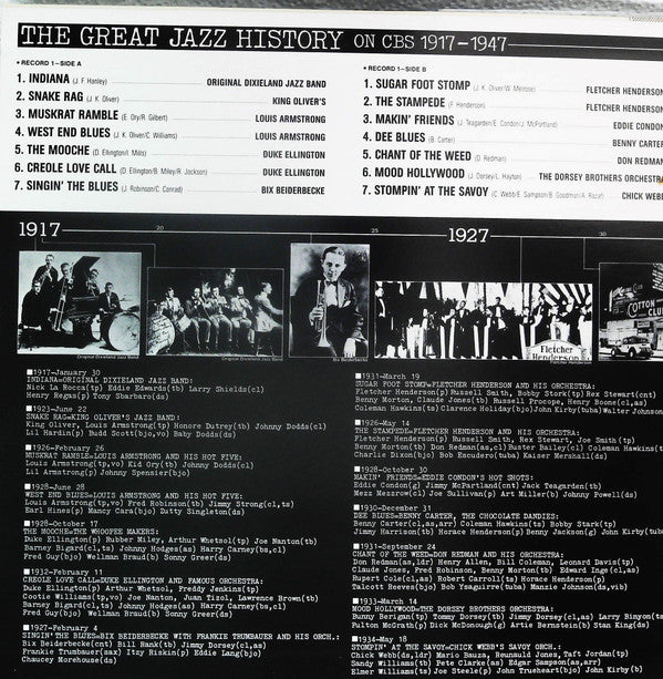 The Great Jazz History On CBS 1917-1947