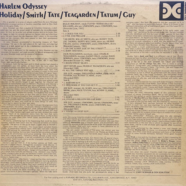 Harlem Odyssey