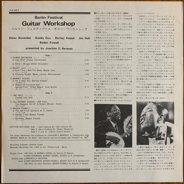 Berlin Festival Guitar Workshop