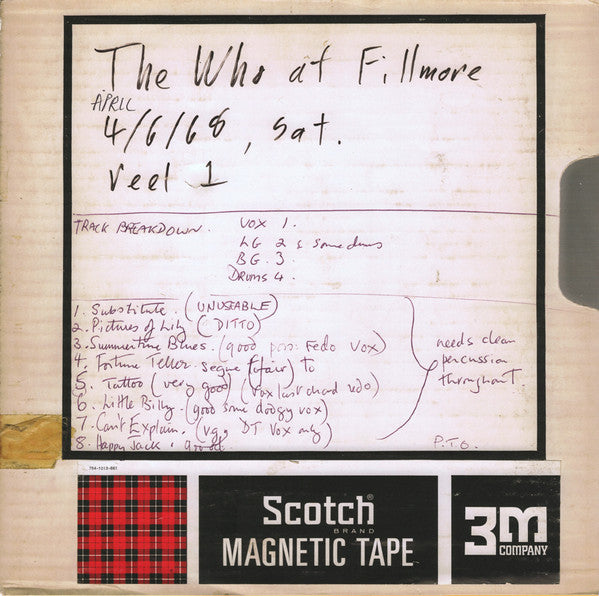 Live At The Fillmore East 1968