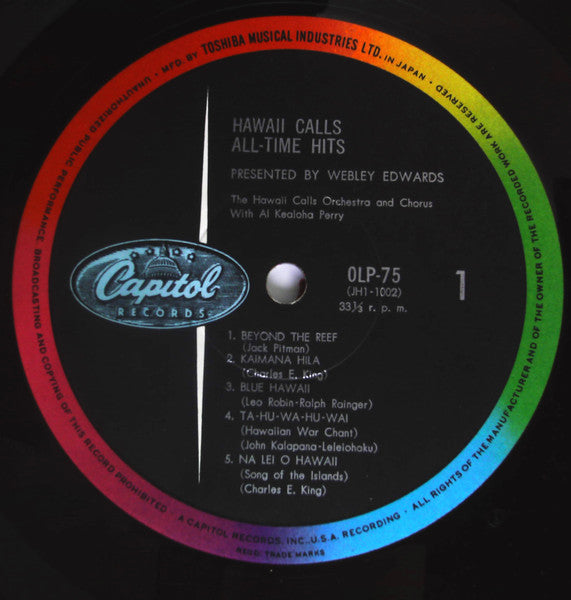 Hawaii Calls All-Time Hits