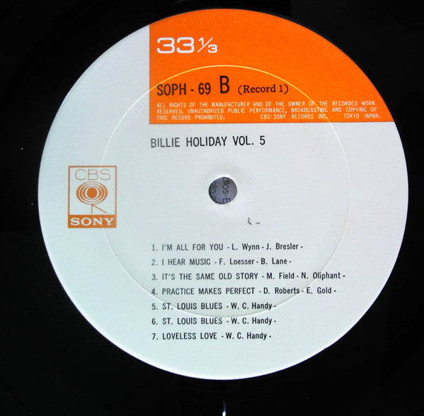 Billie Holiday Vol. 5