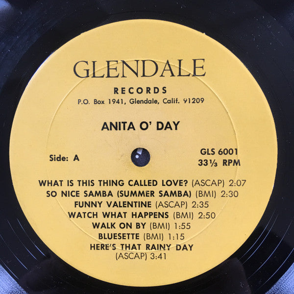 The Legendary Anita O'Day/Volume Two