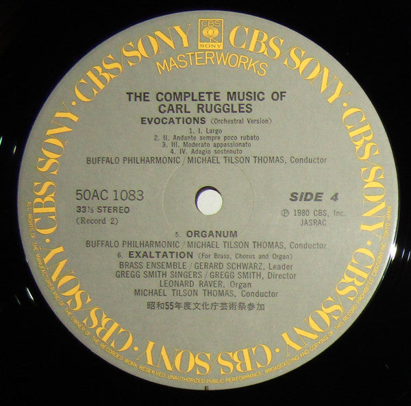 The Complete Music Of Carl Ruggles