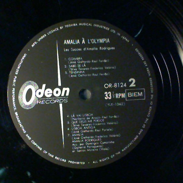 Amalia À L'Olympia