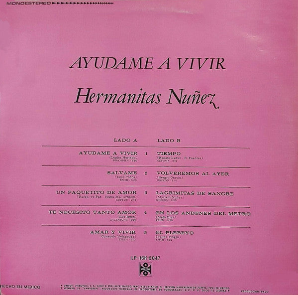 Release: Unknown Release-Vinyl-Mexico-1976-LP-16H-5047, LP/E-16-H-5047-18625063