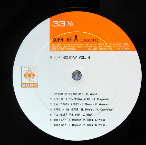 Billie Holiday Vol. 4