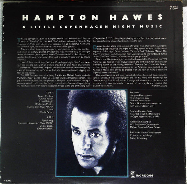 Master Release: A Little Copenhagen Night Music by Hampton Hawes