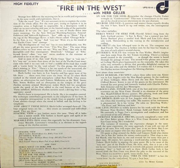 Fire In The West