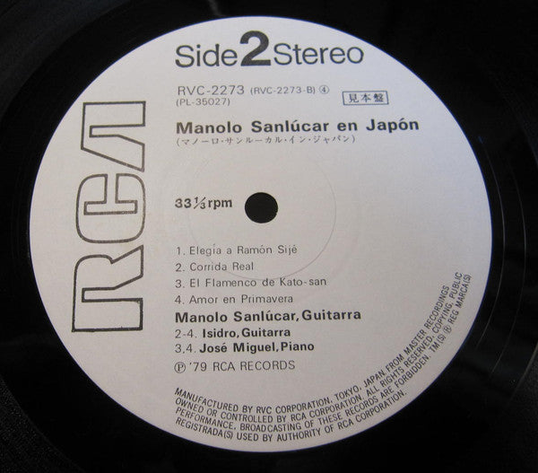 Manolo Sanlúcar En Japon