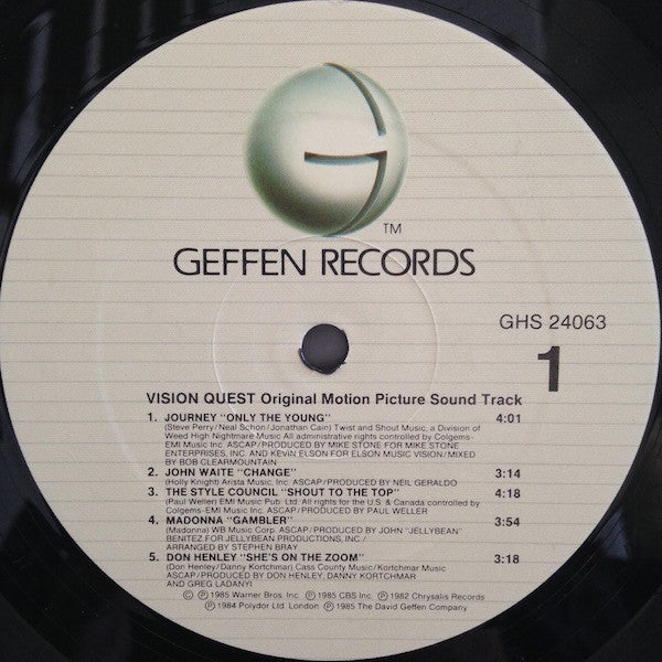 Vision Quest (Original Motion Picture Sound Track)