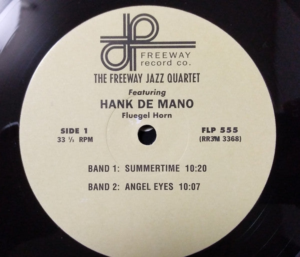 Hank De Mano Quartet In Concert Featuring Fluegelhorn
