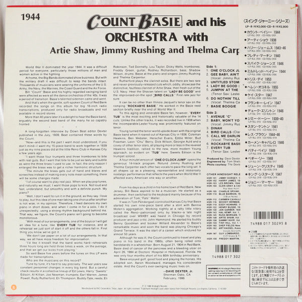 The Uncollected Count Basie, 1944