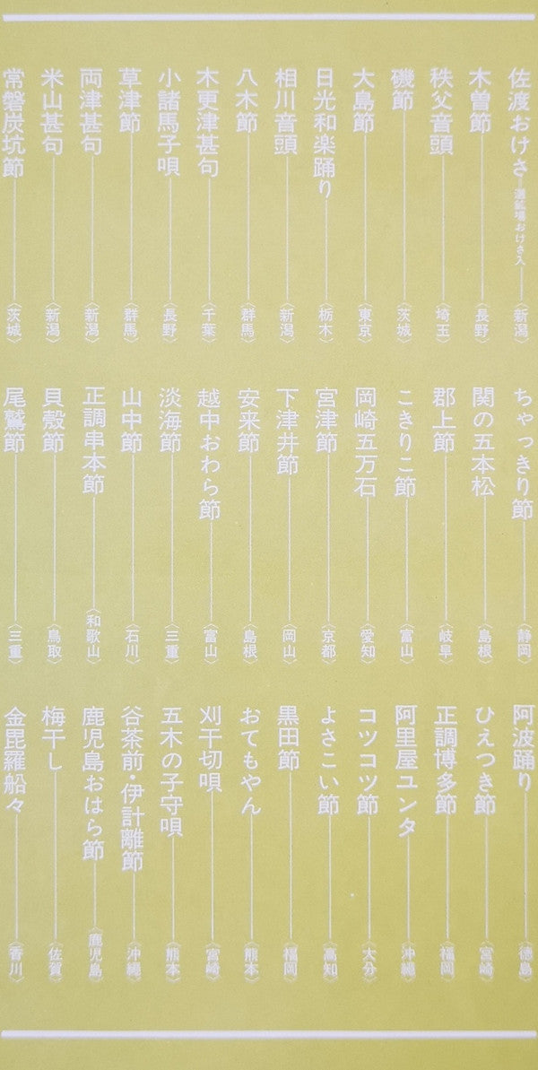 愛蔵盤 正調日本民謡全集(下巻)