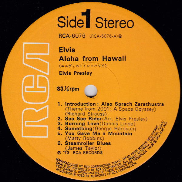Aloha From Hawaii Via Satellite