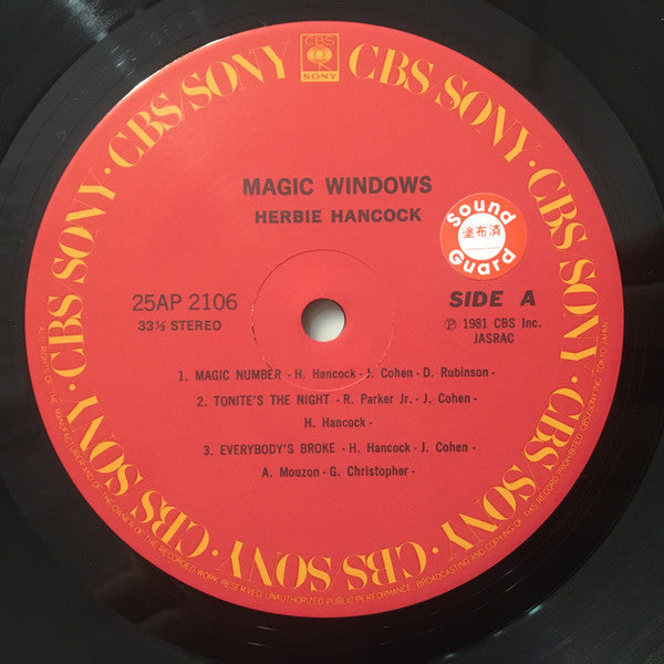Release: Magic Windows-Vinyl-Japan-1981-25AP 2106-6346604
