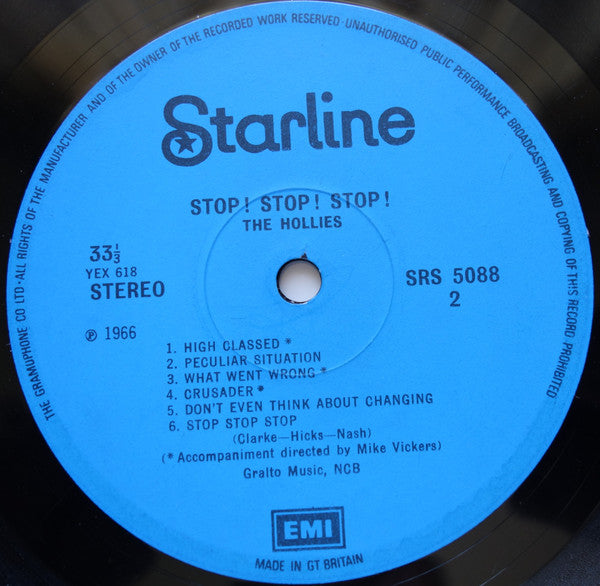 Stop! Stop! Stop!