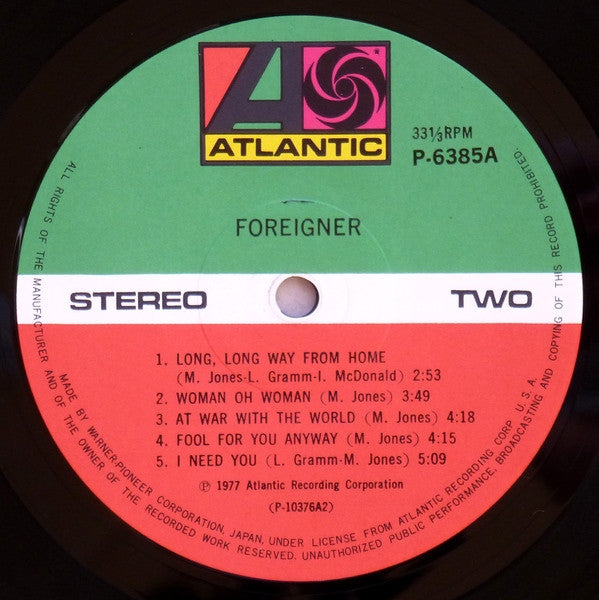 Foreigner = 栄光の旅立ち