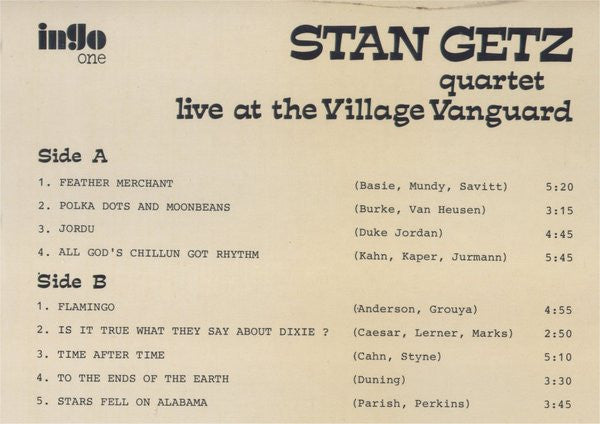 Live At The Village Vanguard