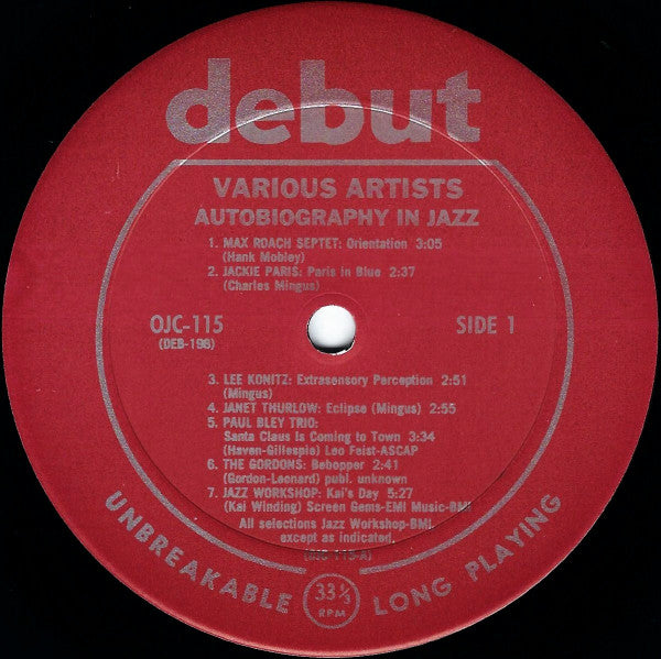 Autobiography In Jazz