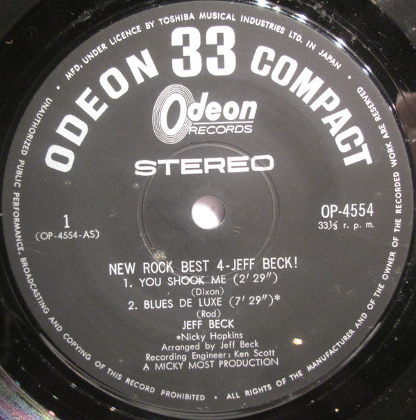 New Rock Best 4 - Jeff Beck!