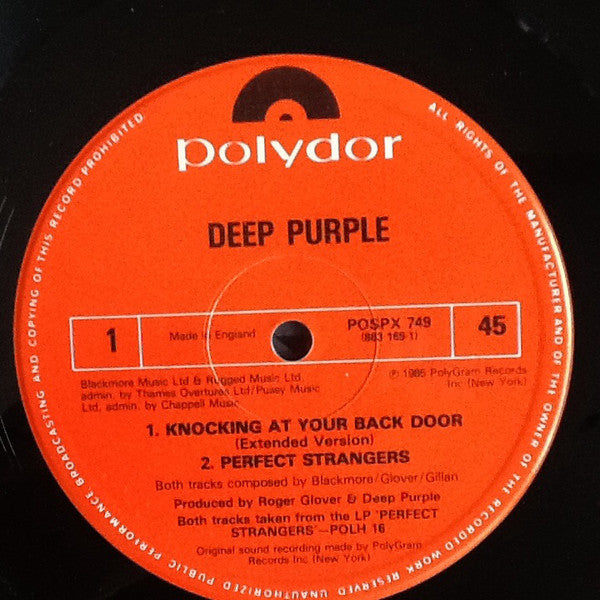 Knocking At Your Back Door / Perfect Strangers