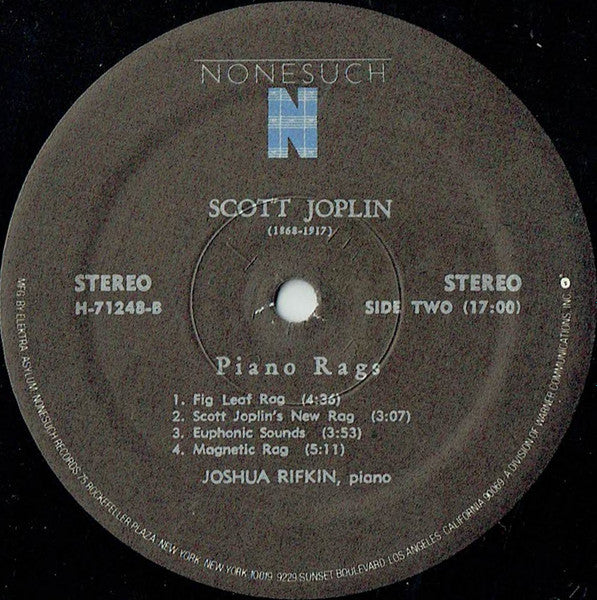 Piano Rags By Scott Joplin