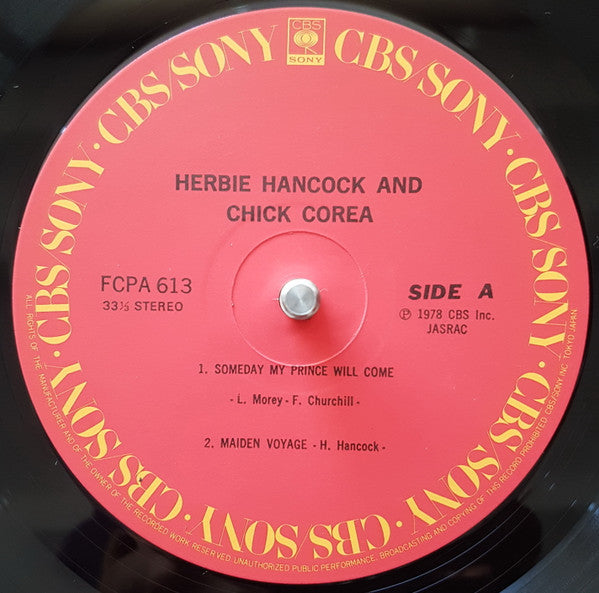 Herbie Hancock And Chick Corea