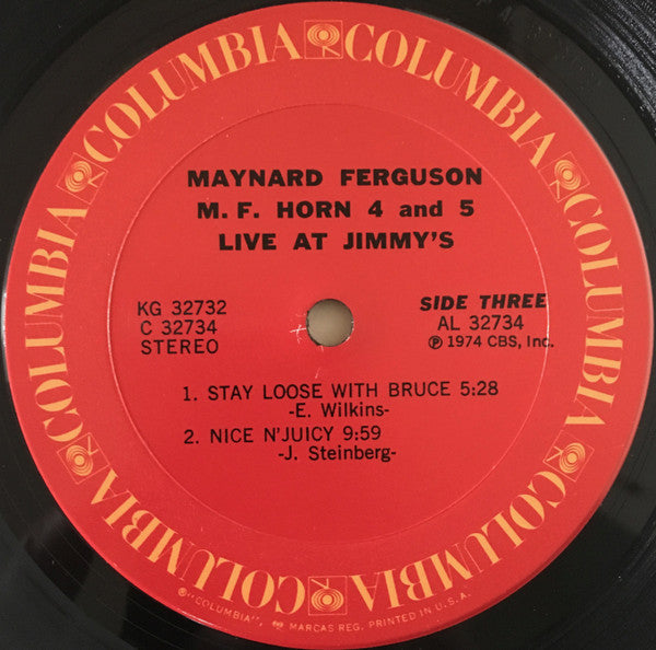 M.F. Horn 4&5: Live At Jimmy's