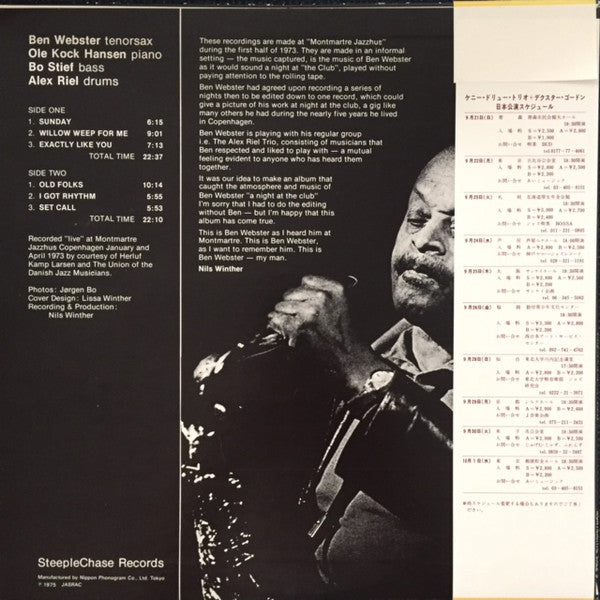 My Man - Live At Montmartre 1973