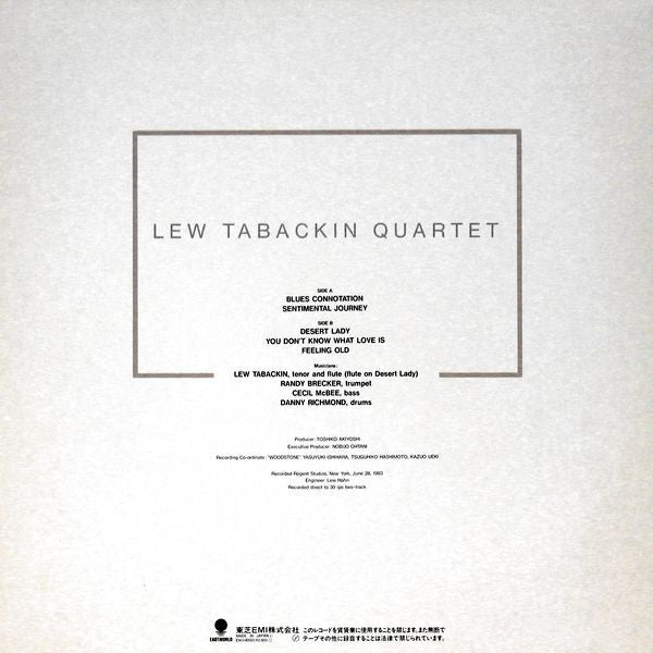 Lew Tabackin Quartet