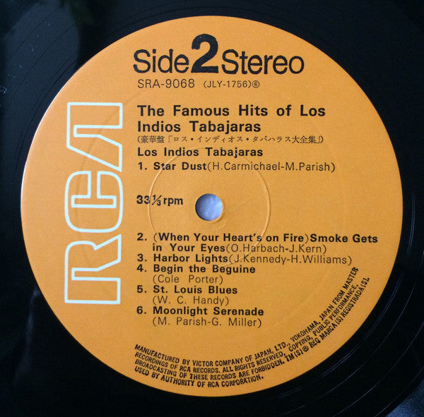 The Famous Hits Of Los Indios Tabajaras