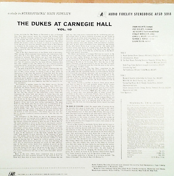 Carnegie Hall Concert, Vol. 10