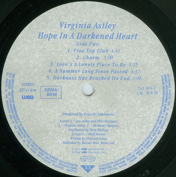 Hope In A Darkened Heart