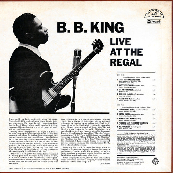 Live At The Regal