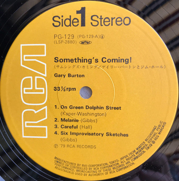 Something's Coming!