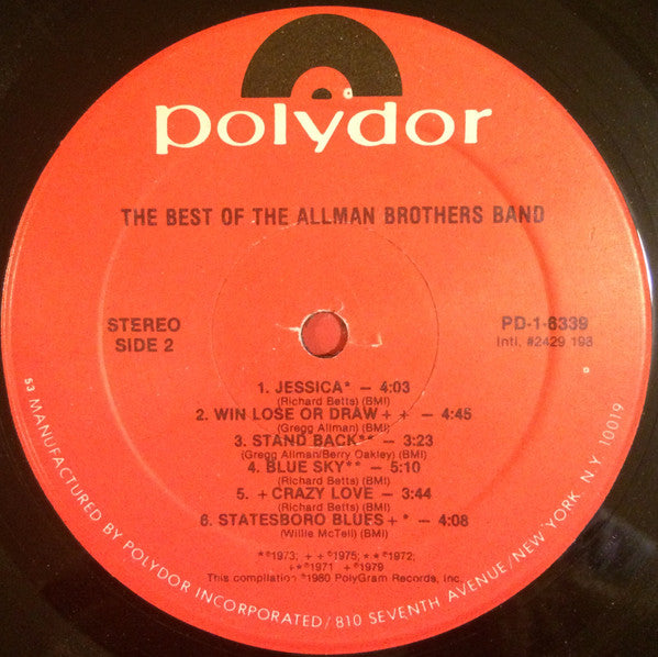 The Best Of The Allman Brothers Band