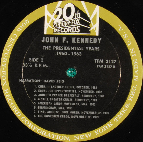 The Presidential Years 1960-1963 (A Documentary)