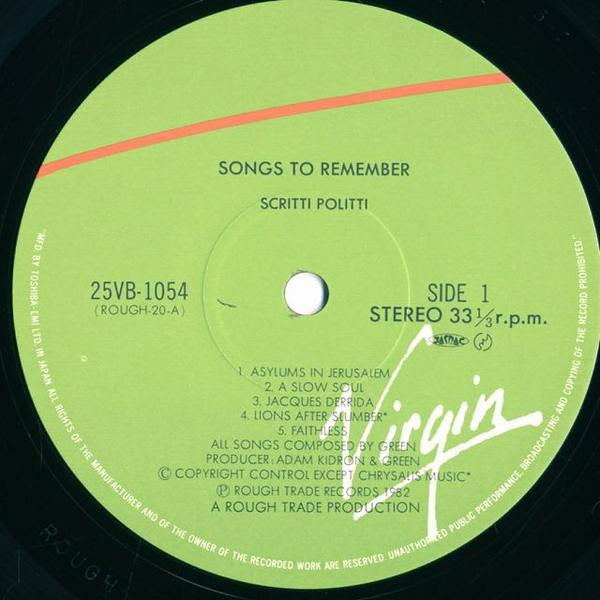 Songs To Remember