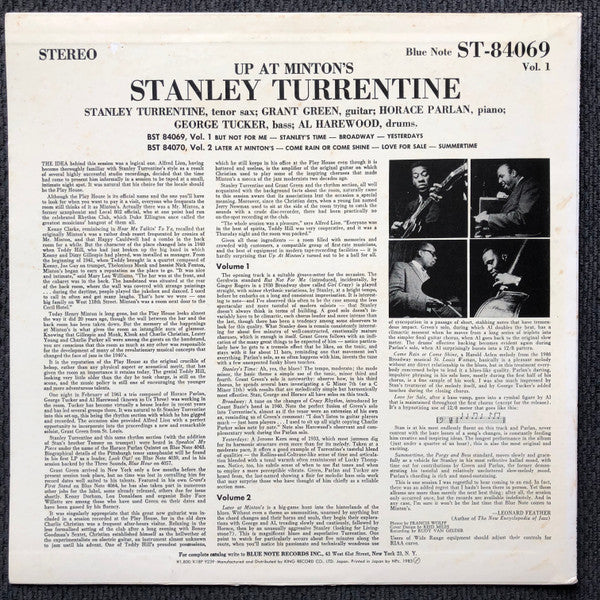 Up At "Minton's", Vol. 1