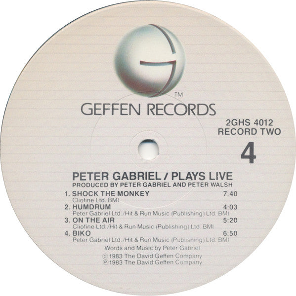 Plays Live