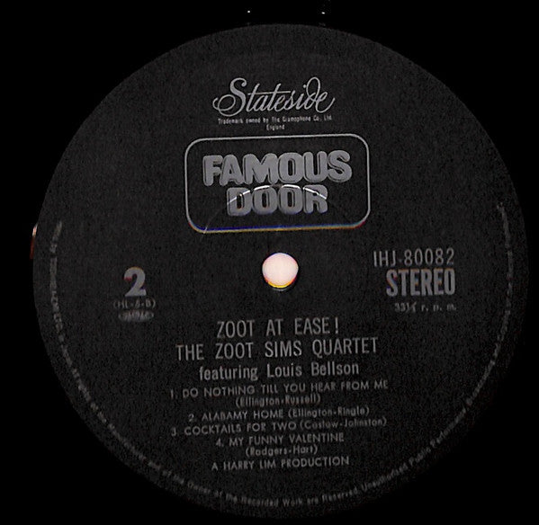 Zoot At Ease